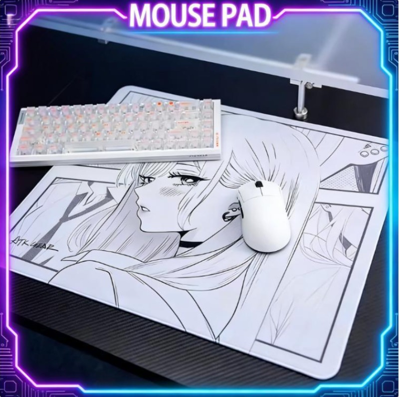 Essential Gaming Accessories - แผ่นรองเมาส์สำหรับเล่นเกมอนิเมะ ATK Dream (490x420x4 มม.) -