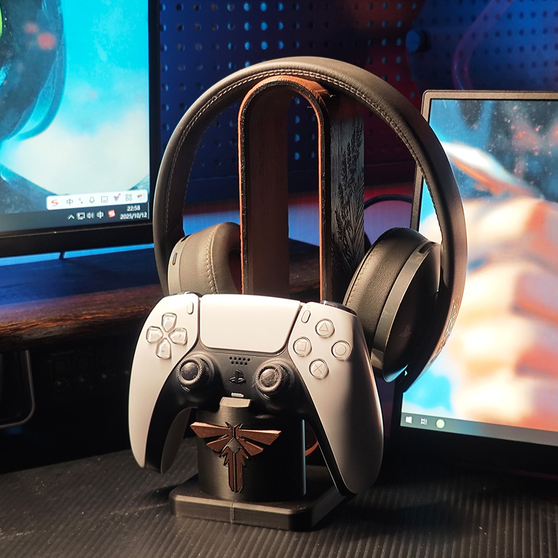 Gaming Zone Accessories - ที่วางหูฟังลายเซลด้า ธีมอนิเมะ ที่แขวนโลโก้เกม PS5 อุปกรณ์ตกแต่งโต๊ะทำงานสำหรับอีสปอร์ต อุปกรณ์เสริมสำหรับเครื่องเล่นเกม