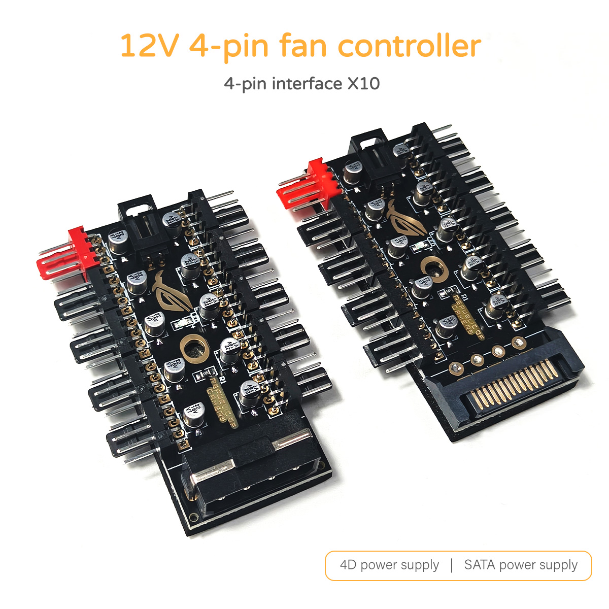 Fan Hub Rgb Controller - ฮับควบคุมพัดลม PWM 12V 4 พิน, ตัวแยกพัดลม