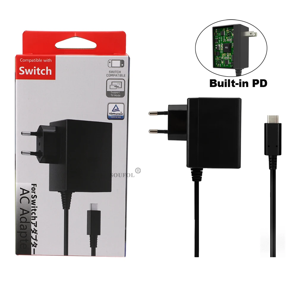 Gaming Zone Accessories - อะแดปเตอร์ชาร์จไฟ AC สําหรับ NS Switch &