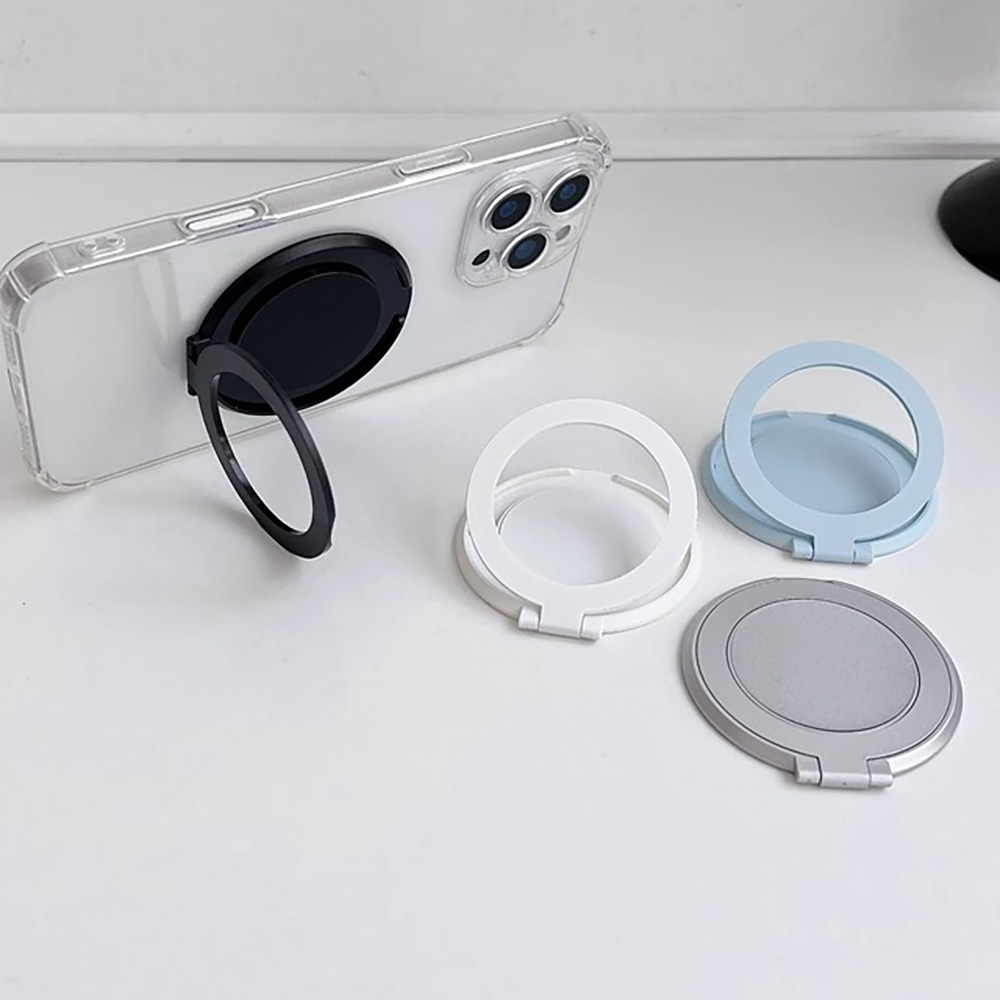 Essential Gaming Accessories - ขาตั้งโทรศัพท์แบบวงแหวน 360 องศา ° ที่วางโทรศัพท์แบบมีกาวในตัว ถอดออกได้