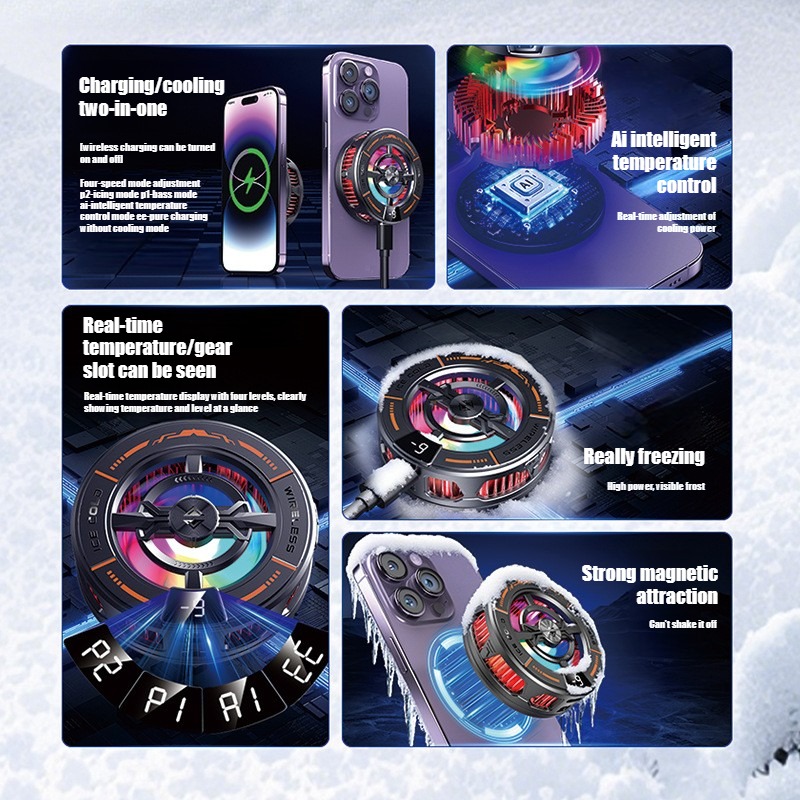 K28 ตัวทำความเย็นโทรศัพท์แบบแม - Gaming Zone Accessories บทวิจารณ์และราคา