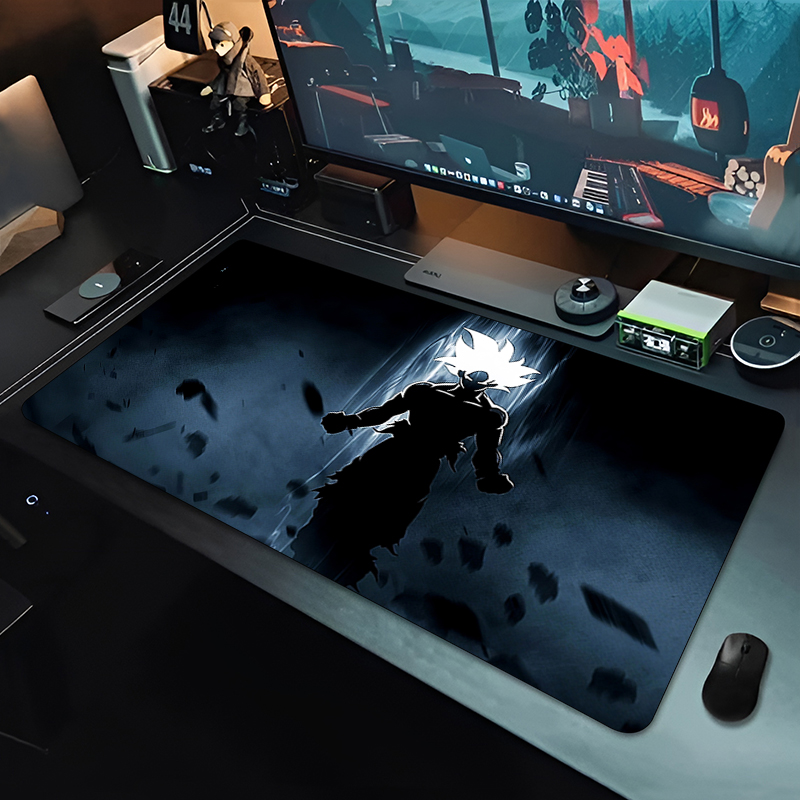 แผ่นรองเมาส์อนิเมะ DBZ สีดำ ลา - Gaming Accessories For Desk บทวิจารณ์และราคา