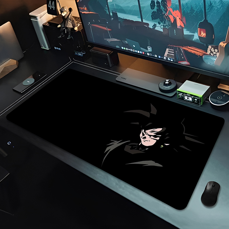 แผ่นรองเมาส์อนิเมะ DBZ สีดำ ลา - Gaming Accessories For Desk บทวิจารณ์และราคา