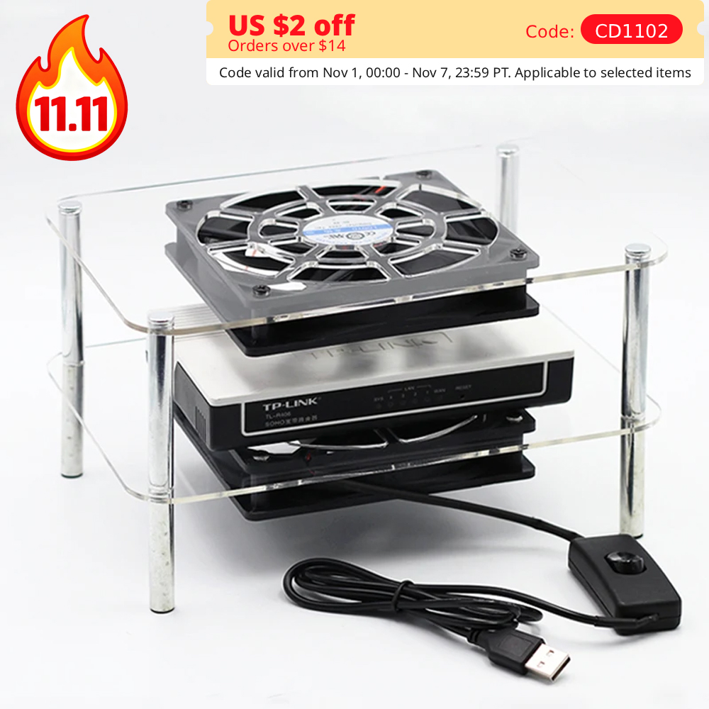 USB Cooling Rackพร้อมพัดลมสำหร - Fan Hub Rgb Controller บทวิจารณ์และราคา