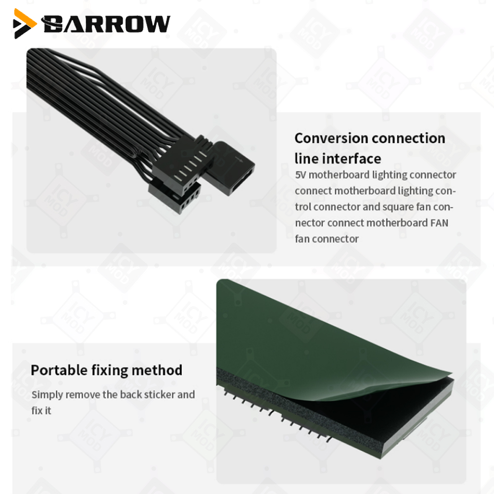 ฮับควบคุมพัดลม 7 พอร์ต Barrow  - Fan Hub Rgb Controller บทวิจารณ์และราคา