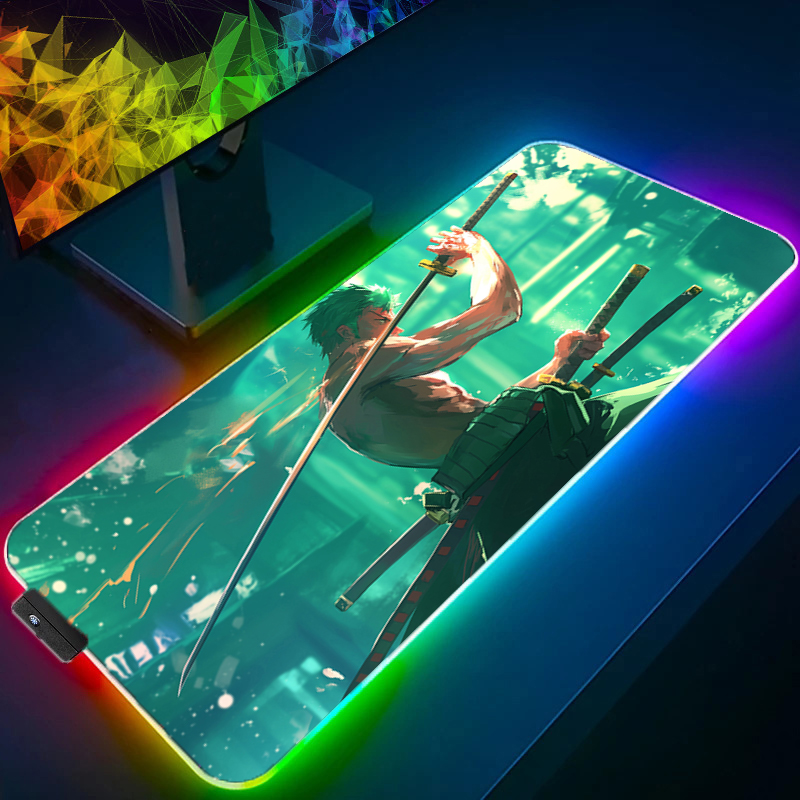 ONE PIECE Zoro Mouse Pad RGB อ - Gaming Zone Accessories บทวิจารณ์และราคา