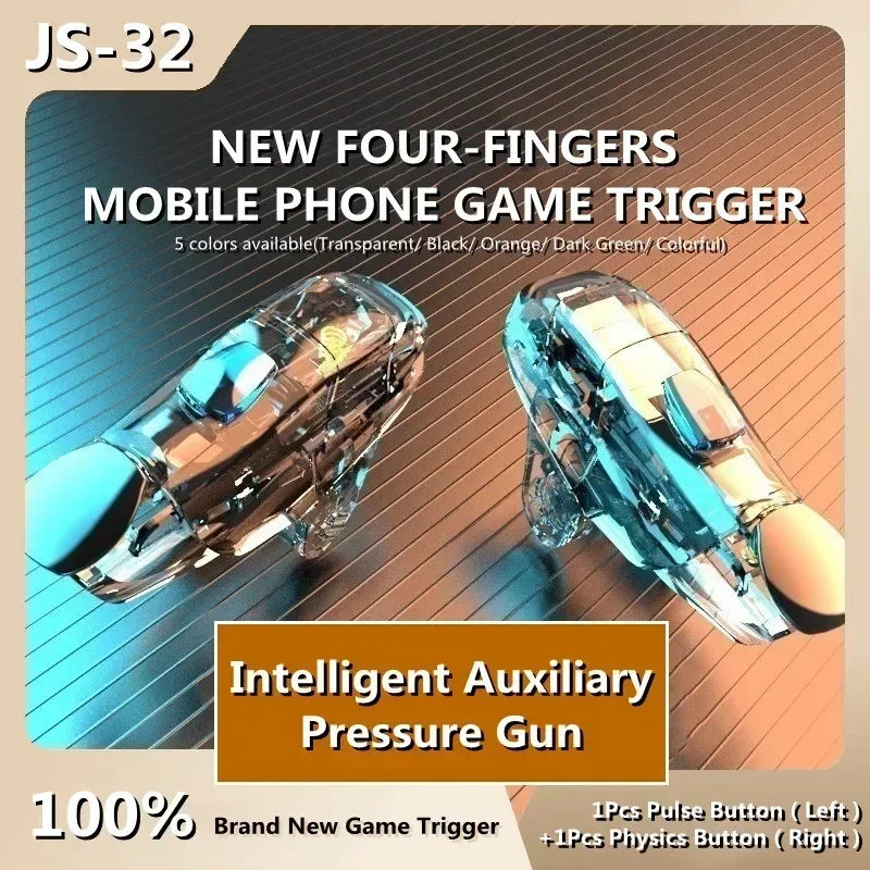 JS32 ABS โทรศัพท์มือถือ L1 R1  - Gaming Accessories Iphone บทวิจารณ์และราคา