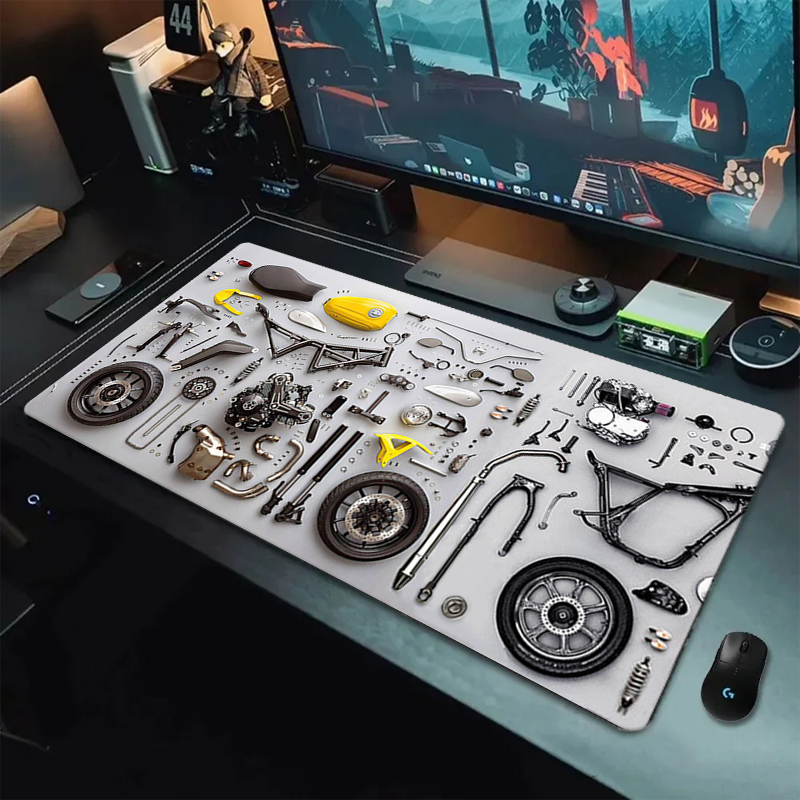 แผนภาพการถอดประกอบ แผ่นรองเมาส - Gaming Accessories For Desk บทวิจารณ์และราคา
