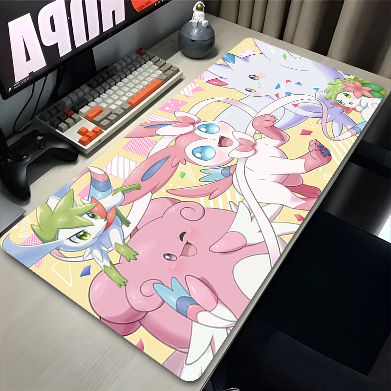 แผ่นรองเมาส์สีชมพูขนาดใหญ่ XXL - Gaming Accessories For Desk บทวิจารณ์และราคา