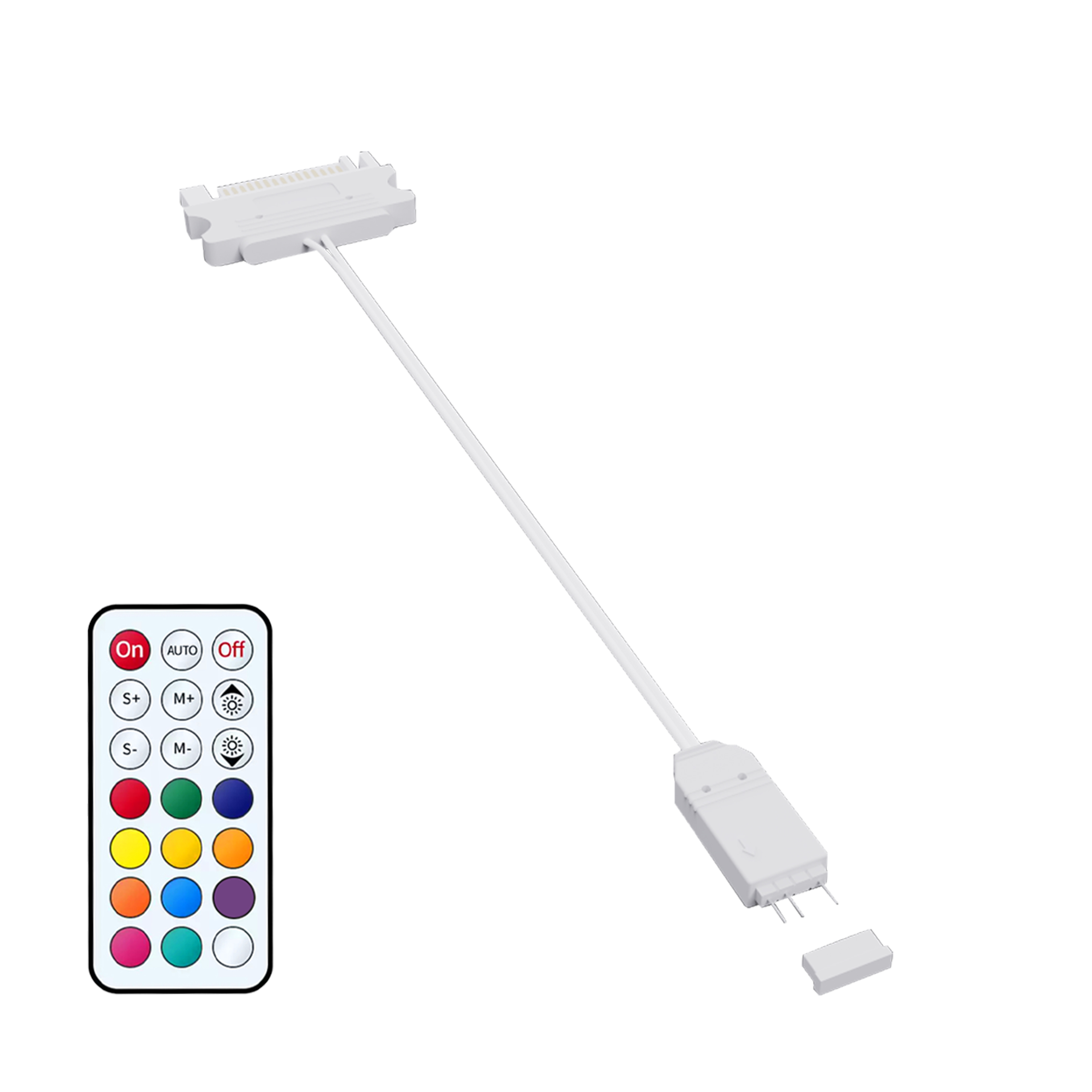 ตัวควบคุม ARGB แบบ 3 พิน 5V ใช - Fan Hub Rgb Controller บทวิจารณ์และราคา