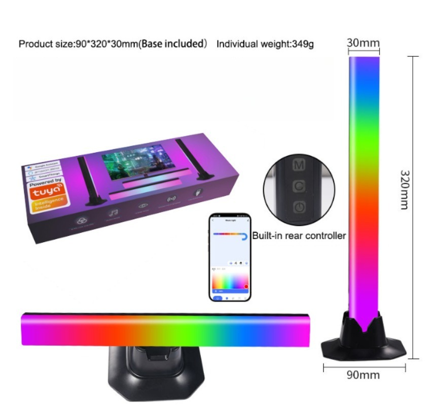 แถบไฟ LED ซิงค์เพลง, ไฟสร้างบร - Essential Gaming Accessories บทวิจารณ์และราคา
