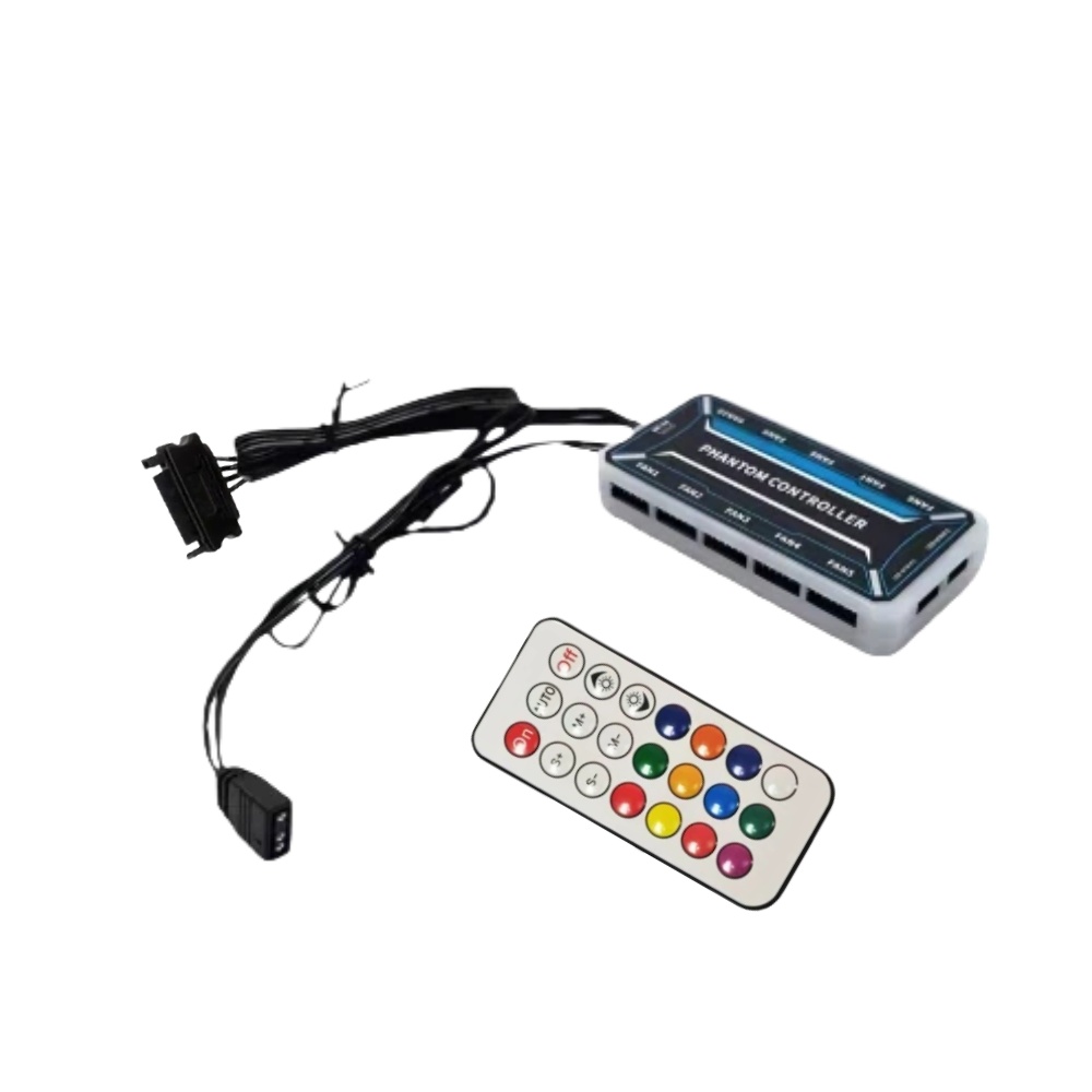 ฮับพัดลม 6 พิน, อินเทอร์เฟซ 6  - Fan Hub Rgb Controller บทวิจารณ์และราคา